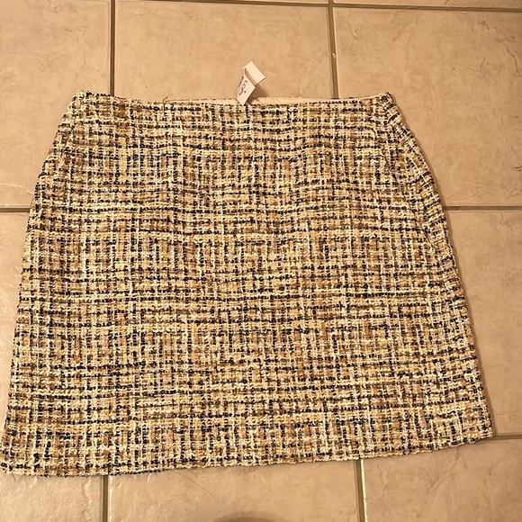Loft shimmer Tweed Skirt - Picture 3 of 5
